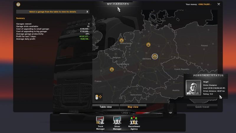 ETS 2 savegame v1.0 Modhub.us