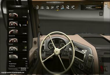 Daf XF 4-spoke steering wheel V3.0