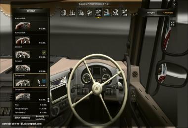 Daf XF 4-spoke steering wheel V3.0