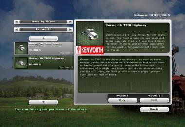 Kenworth T800 Pack Final