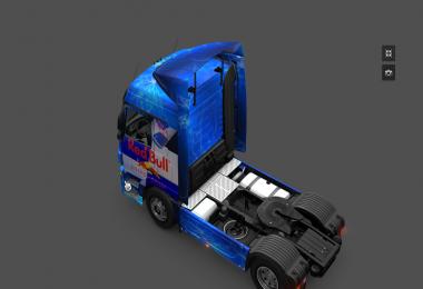 Mercedes Actros Red Bull Skin