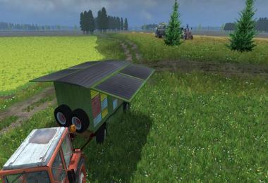 Mobiler Bienenstock auf Drehschemel v2.0