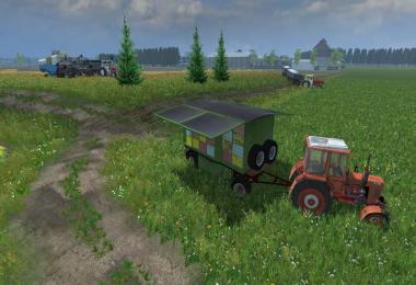 Mobiler Bienenstock auf Drehschemel v2.0