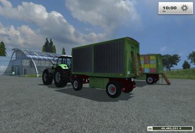 Mobiler Bienenstock auf Drehschemel v2.0