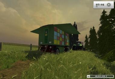 Mobiler Bienenstock auf Drehschemel v2.0