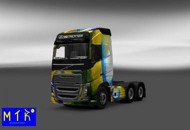 Skin Volvo FH 2012 Brasil 2014 v4