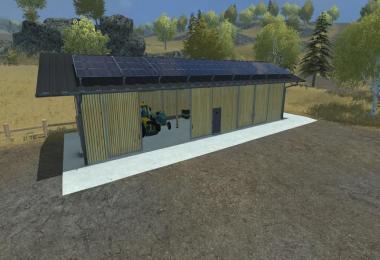 Vehicle depot with solar panel v1.0