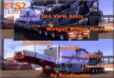 Doll Vario 4axis with Wirtgen Willing Machine v1