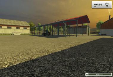 Hangar metalique ouvert