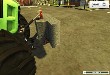 Homemade weight 1500kg v1.0