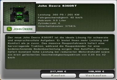 John Deere 8360RT v1.0 MR
