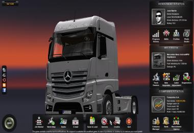 Mercedes Benz Actros MP4 + Interior v2.2