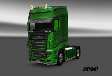 Scania R700 Zoso Monster + Grill Paint