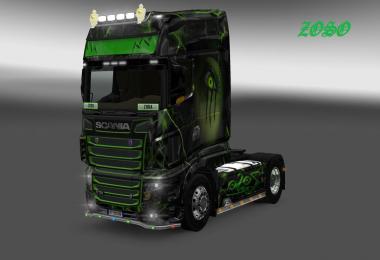Scania R700 Zoso Monster + Grill Paint