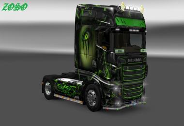 Scania R700 Zoso Monster + Grill Paint