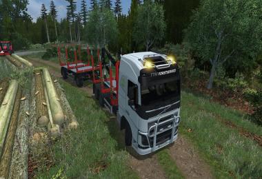 Volvo FH16 2012 Wood with Trailer v1.0