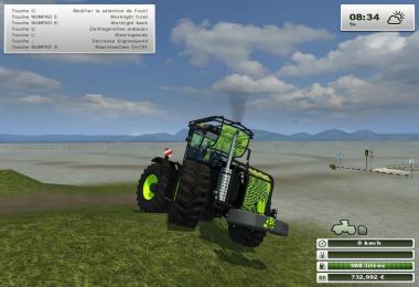 Claas Xerion 5000 Black fluo fores dirt v2.0