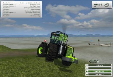 Claas Xerion 5000 Black fluo fores dirt v2.0