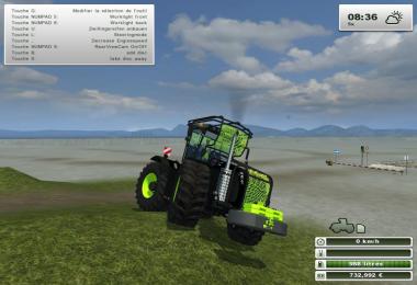 Claas Xerion 5000 Black fluo fores dirt v2.0