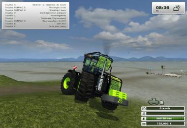 Claas Xerion 5000 Black fluo fores dirt v2.0