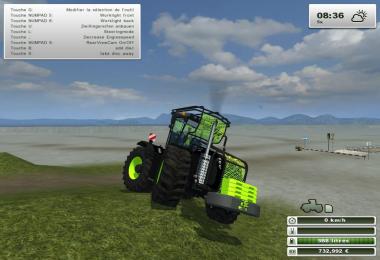 Claas Xerion 5000 Black fluo fores dirt v2.0