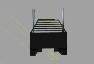 Custom Diesel Truck Flatbed With Stacks v1.0