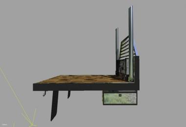 Custom Diesel Truck Flatbed With Stacks v1.0