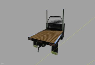 Custom Diesel Truck Flatbed With Stacks v1.0