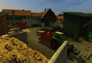 Dunghill with bales of crop adoption v1.1 fix