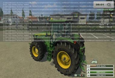 John Deere 8530 Powershift v2.2 MR mit FH