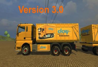 MAN TGX HKL with container v4.0