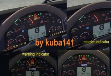 Real dashboard VOLVO FH 2009 v1.11