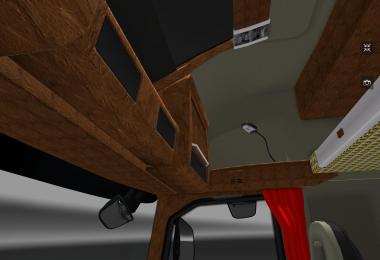 Volvo FH 16 2012 leather and carbon interior v1.0