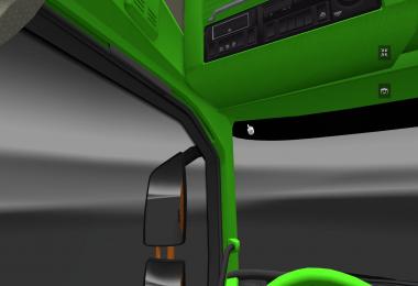 Volvo FH16 2012 Lime green and Black Interior