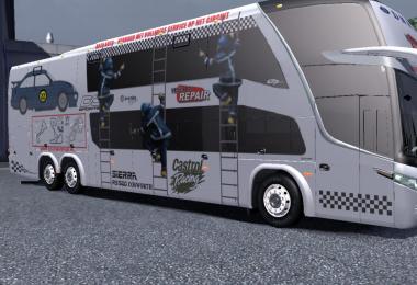 Bus G7 1600 LD 6x2 & Skinpack v1.12.1