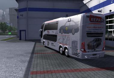 Bus G7 1600 LD 6x2 & Skinpack v1.12.1