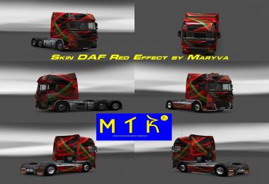 DAF Red Effect Skin