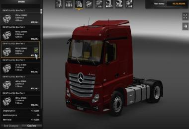 Mercedes MP4 New Power & Transmission