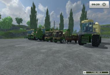 Packs 6 machines fictif krone