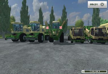 Packs 6 machines fictif krone