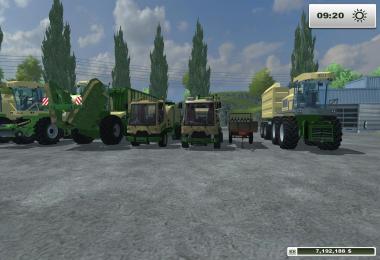 Packs 6 machines fictif krone