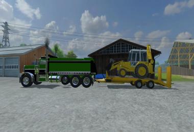 Peterbilt 379 Dumper & Trailers v1.0