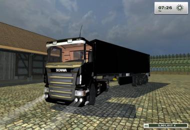 Scania r420 v1.0 Schwarz