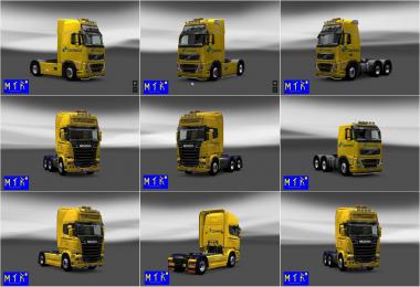 Scania Streamline-Volvo FH16 Classic Correios New