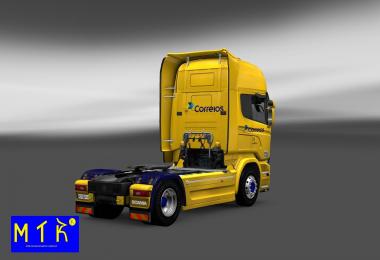 Scania Streamline-Volvo FH16 Classic Correios New