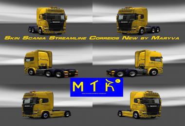 Scania Streamline-Volvo FH16 Classic Correios New