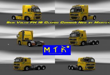 Scania Streamline-Volvo FH16 Classic Correios New
