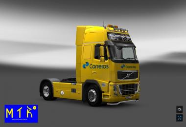Scania Streamline-Volvo FH16 Classic Correios New