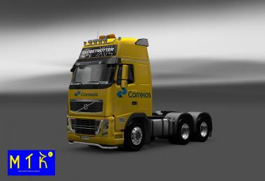 Scania Streamline-Volvo FH16 Classic Correios New