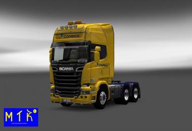 Scania Streamline-Volvo FH16 Classic Correios New